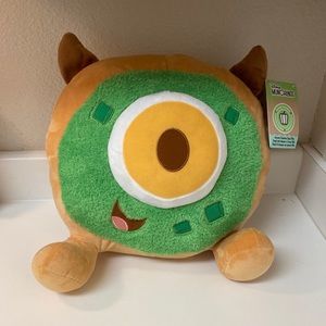 New! Disney Munchlings Plush 13.5” Avocado Breakfast Bagel Mike